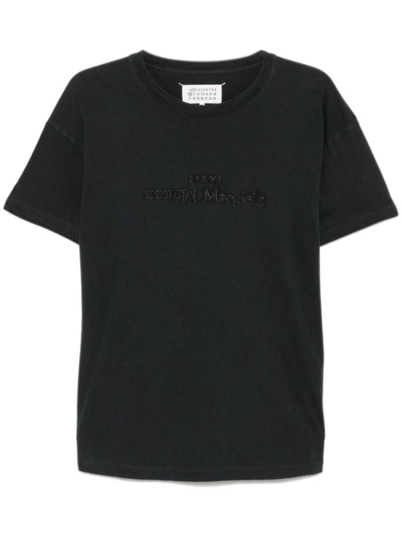 Maison Margiela Reverse logo T-shirt - Black von Maison Margiela