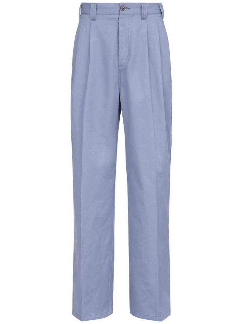 Maison Margiela Skater chino trousers - Blue von Maison Margiela