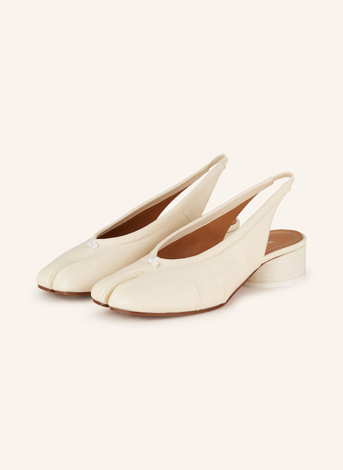 Maison Margiela Slingballerinas Tabi beige Maison Margiela Slingballerinas Tabi beige von Maison Margiela