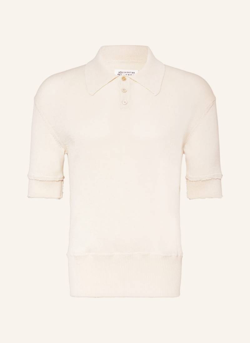 Maison Margiela Strick-Poloshirt weiss von Maison Margiela