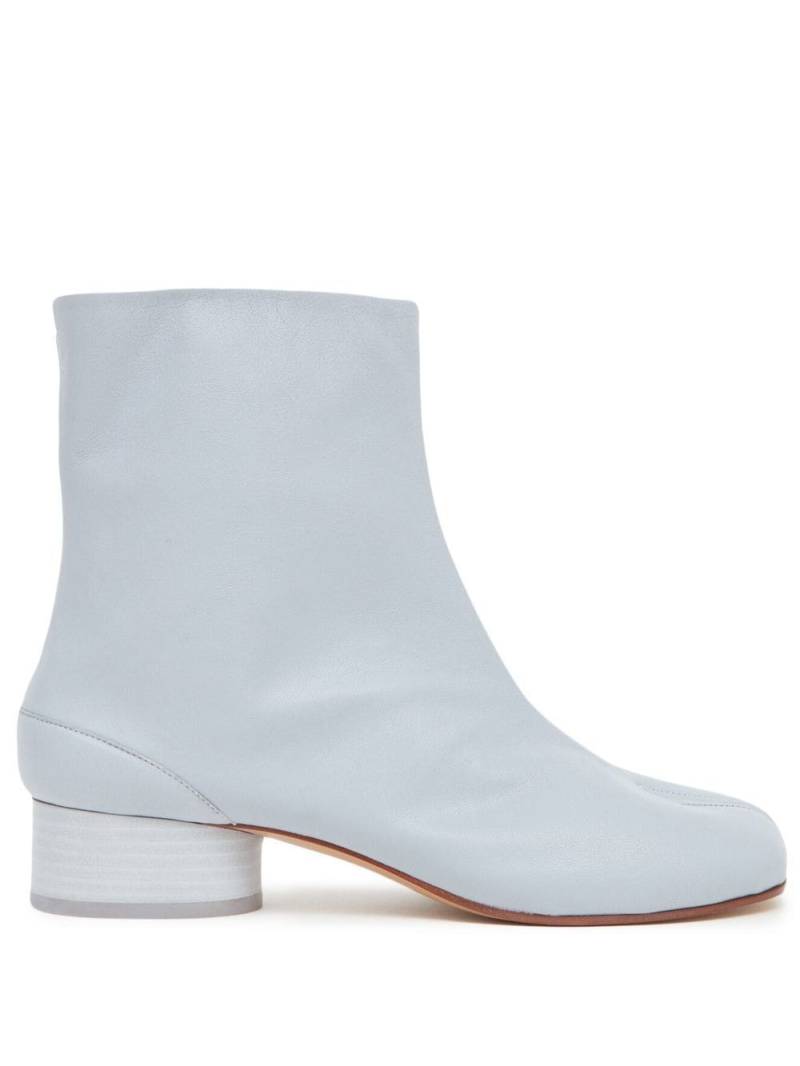 Maison Margiela Tabi 30mm leather ankle boots - Blue von Maison Margiela