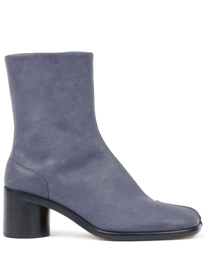 Maison Margiela Tabi 60mm leather boots - Blue von Maison Margiela