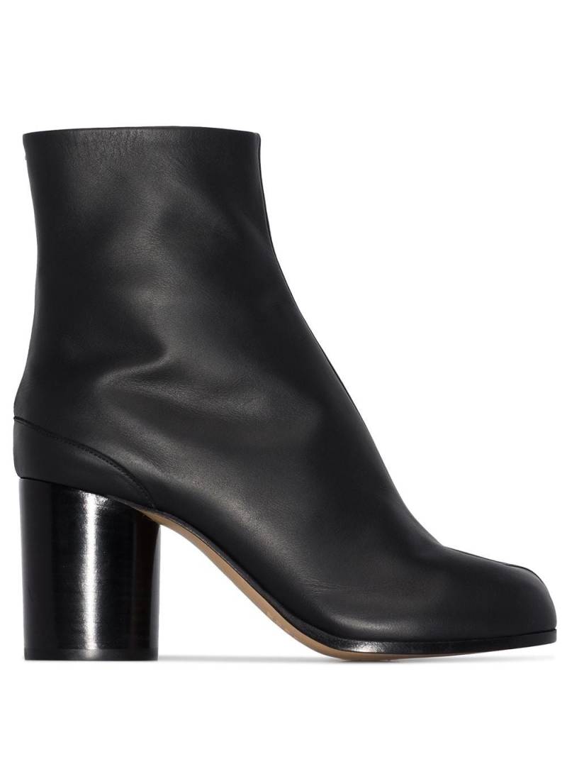 Maison Margiela Tabi 80mm leather ankle boots - Black von Maison Margiela