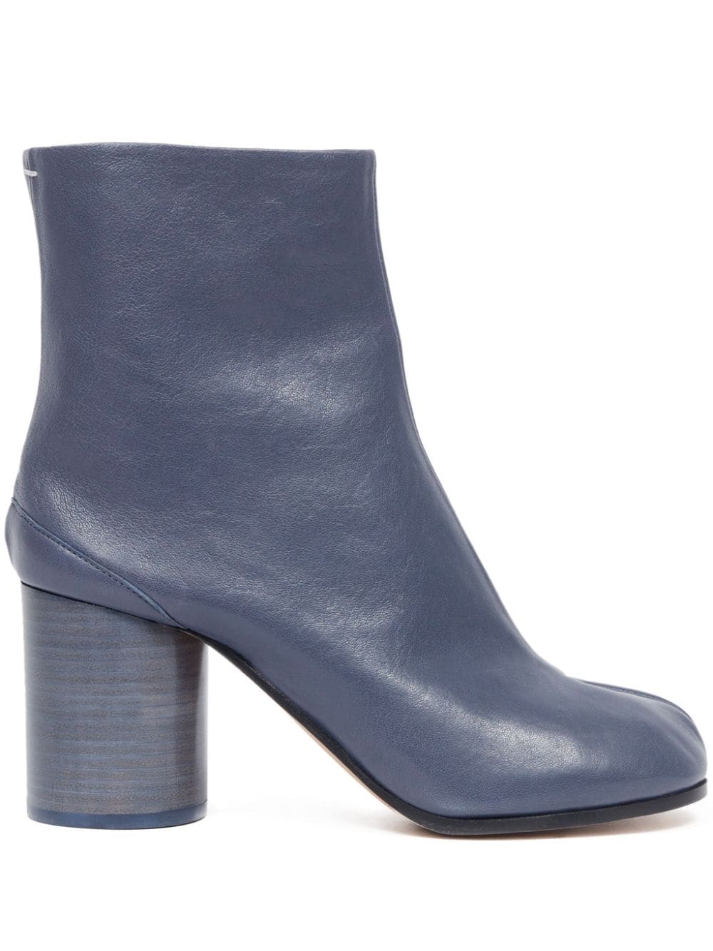 Maison Margiela Tabi 80mm leather ankle boots - Blue von Maison Margiela