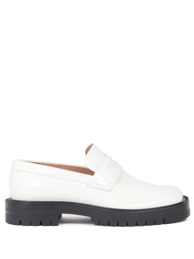 Maison Margiela Tabi County leather loafers - White von Maison Margiela