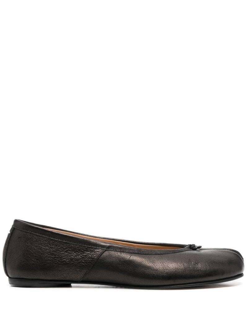 Maison Margiela Tabi leather ballerina shoes - Black von Maison Margiela