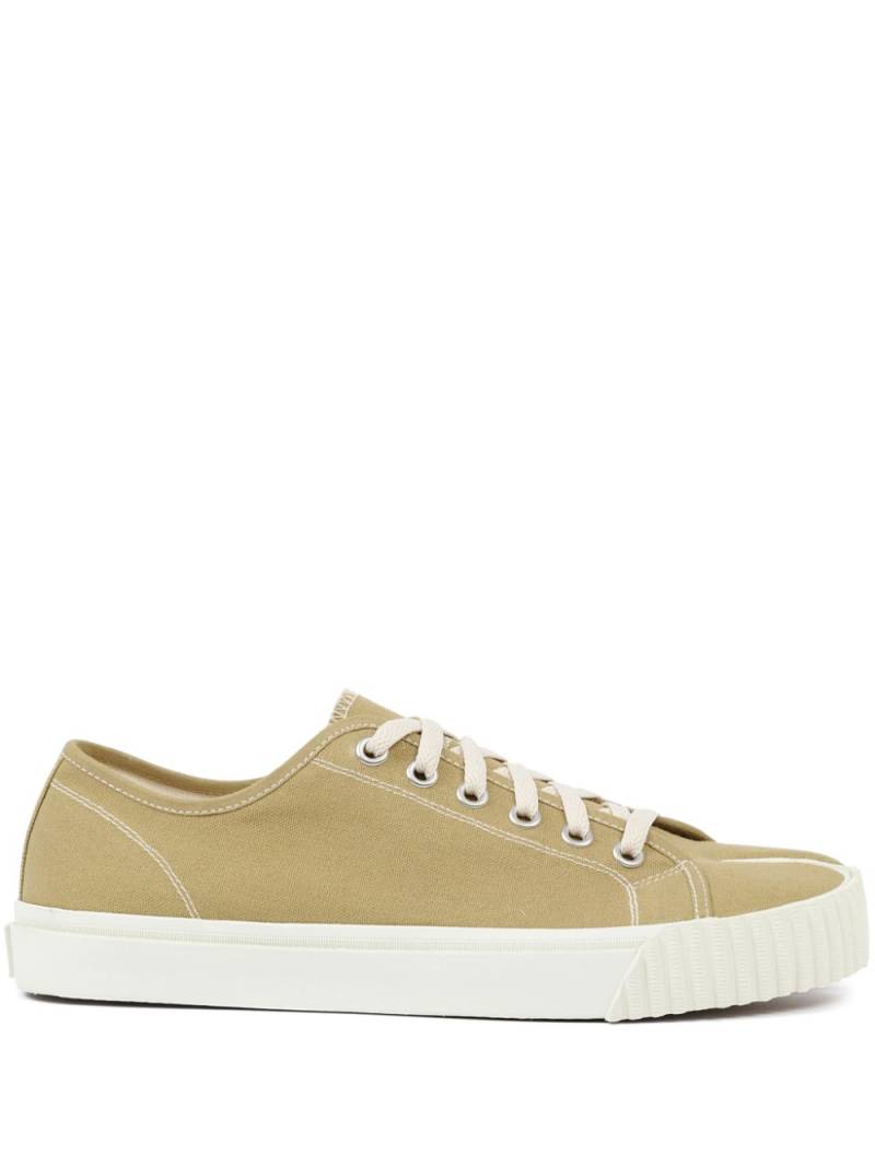 Maison Margiela Tabi canvas low-top sneakers - Green von Maison Margiela