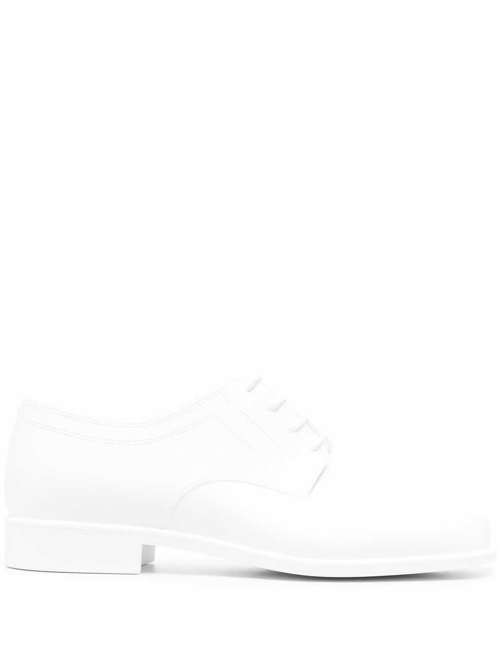 Maison Margiela Tabi lace-up brogues - White von Maison Margiela