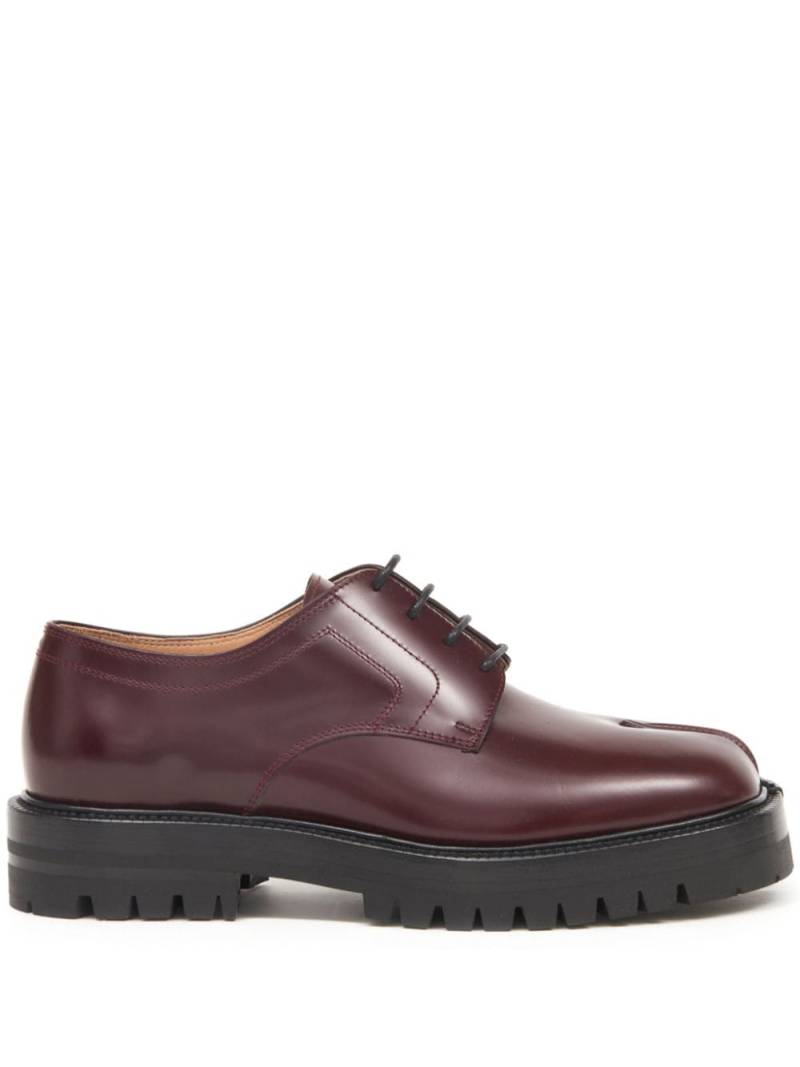 Maison Margiela Tabi lace-up derby shoes - Red von Maison Margiela