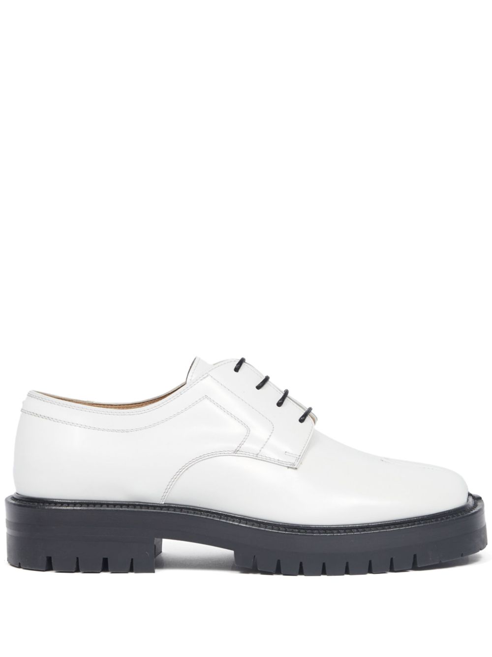 Maison Margiela Tabi lace-up derby shoes - White von Maison Margiela