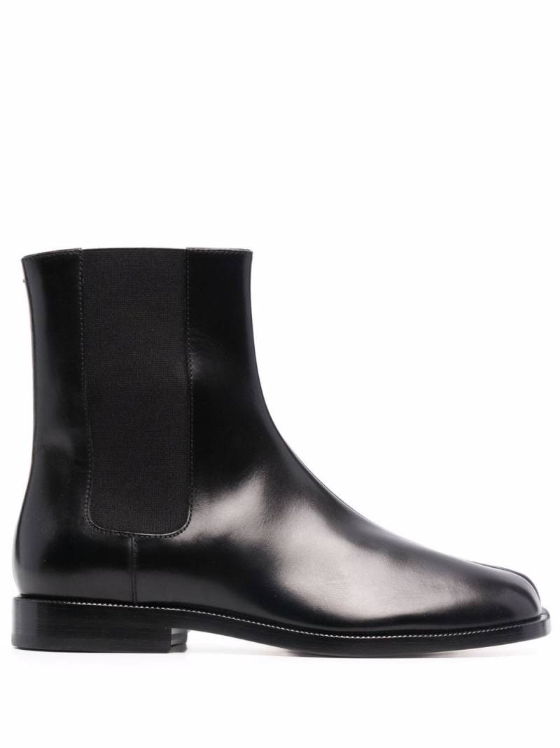 Maison Margiela Tabi leather Chelsea boots - Black von Maison Margiela