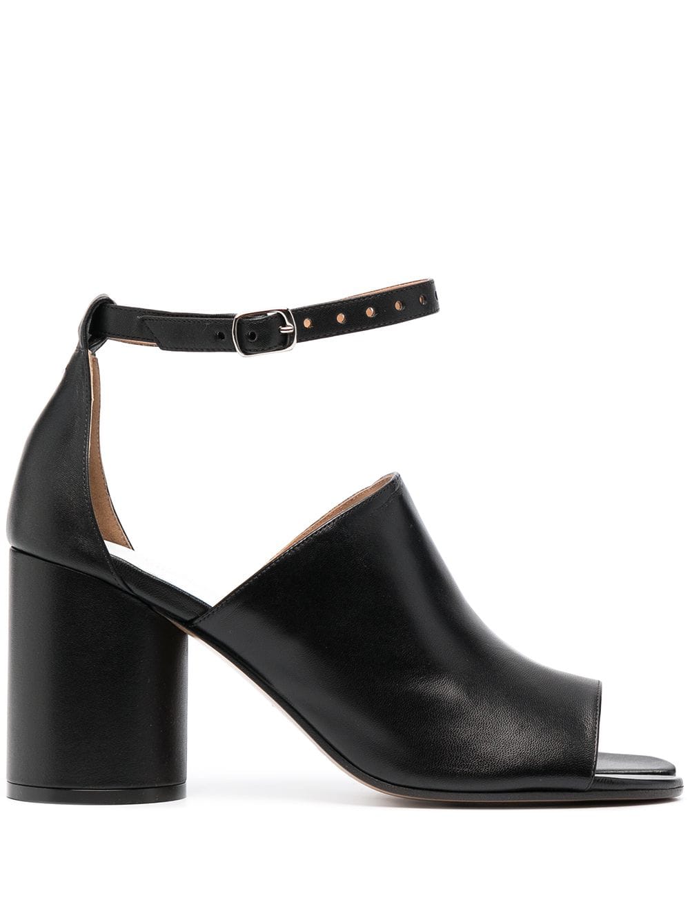 Maison Margiela Tabi 80mm leather sandals - Black von Maison Margiela