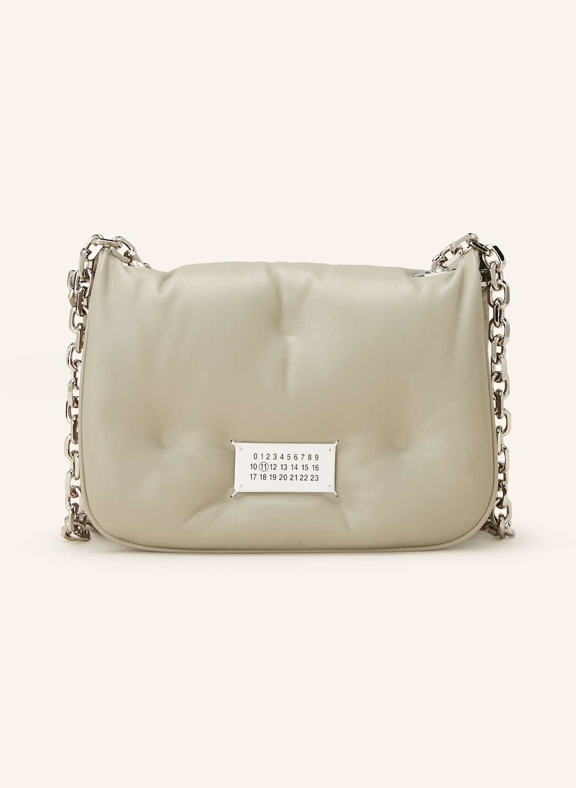 Maison Margiela Umhängetasche Glam Slam Flap Small beige von Maison Margiela