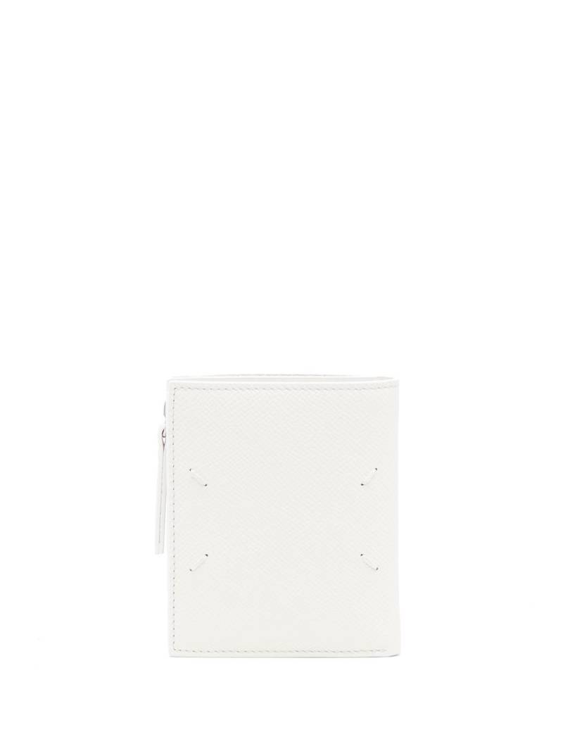 Maison Margiela four-stitch leather wallet - White von Maison Margiela