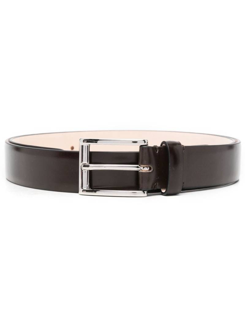 Maison Margiela buckled leather belt - Brown von Maison Margiela