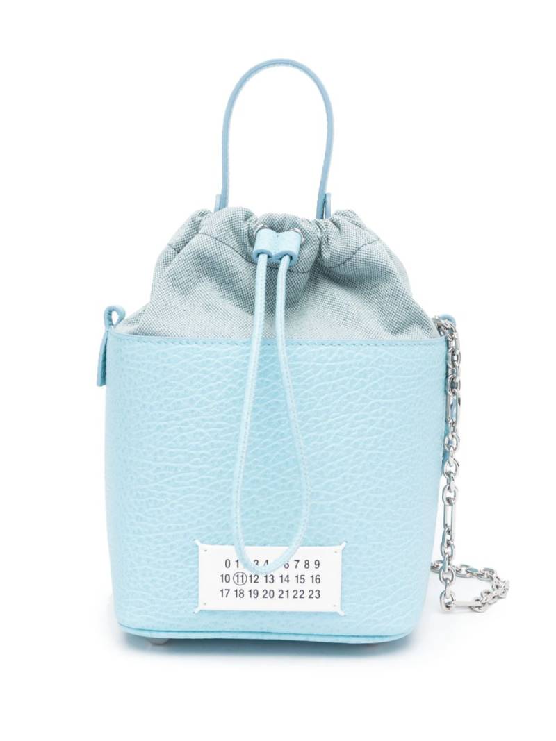 Maison Margiela 5AC leather tote bag - Blue von Maison Margiela