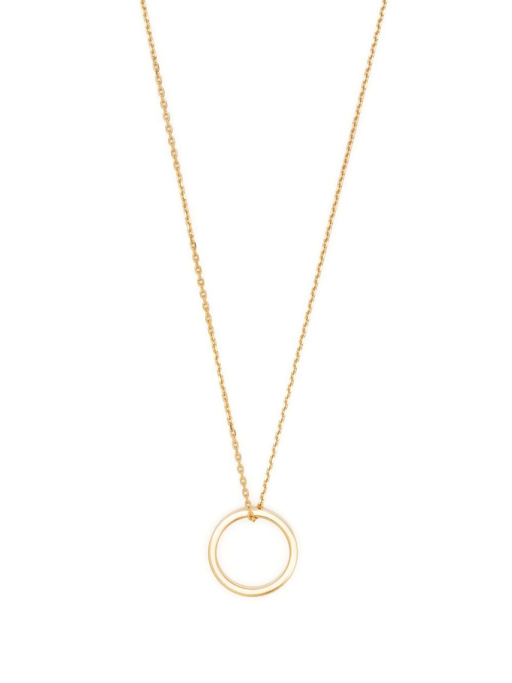 Maison Margiela logo-engraved pendant necklace - Gold von Maison Margiela