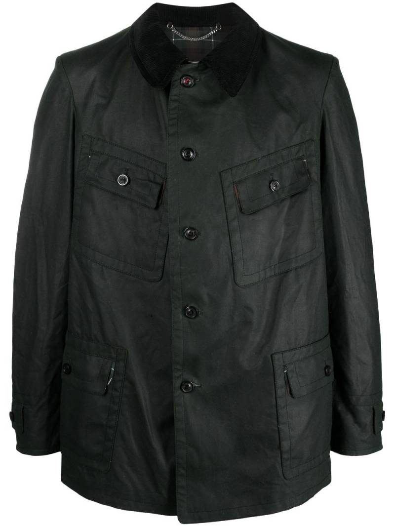 Maison Margiela waxed cotton jacket - Green von Maison Margiela