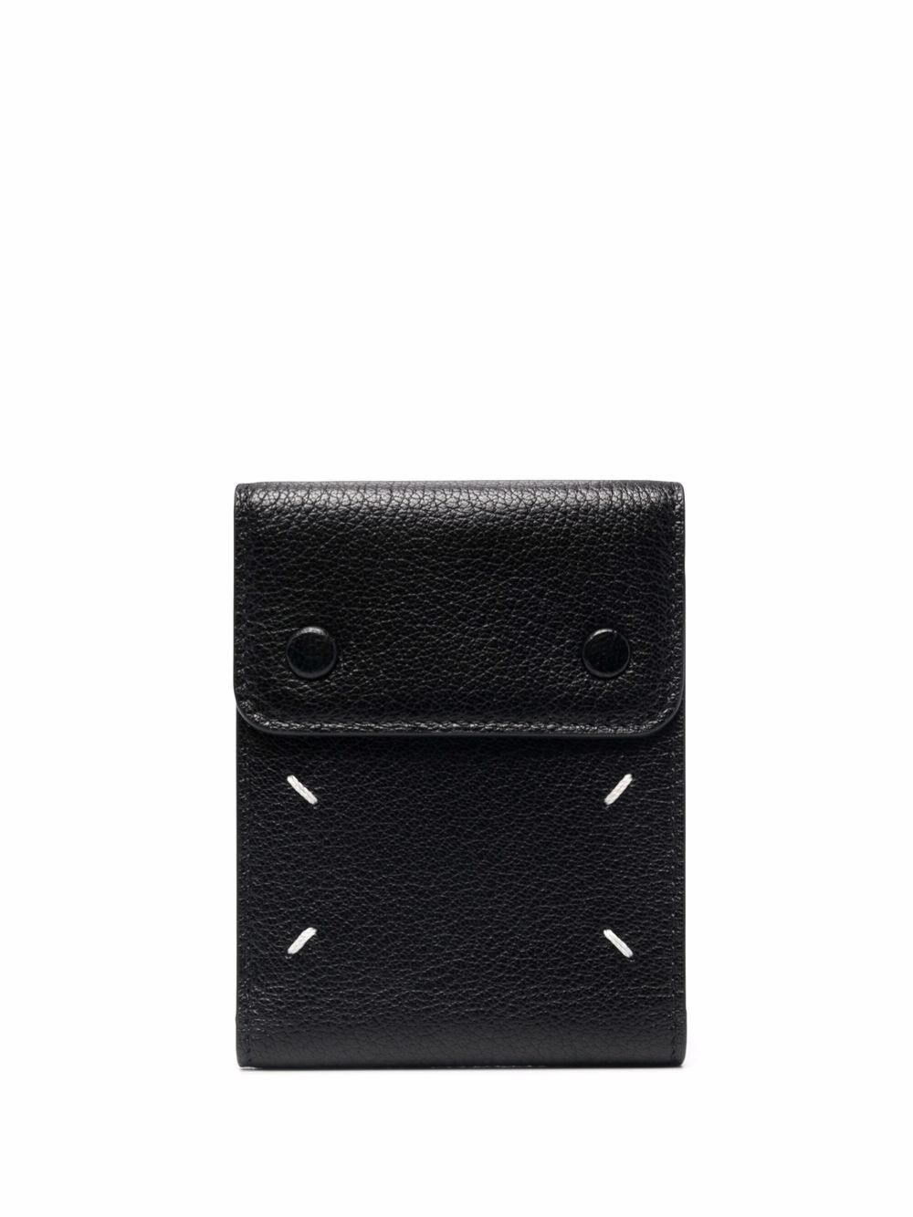 Maison Margiela four-stitch leather wallet - Black von Maison Margiela