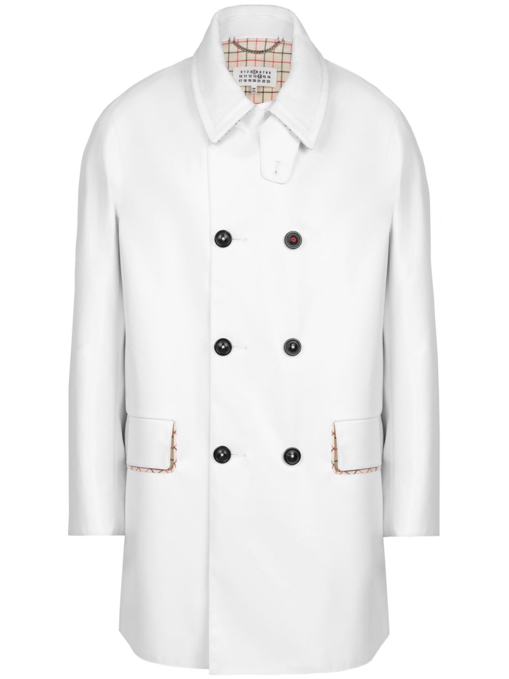 Maison Margiela double-breasted coat - White von Maison Margiela