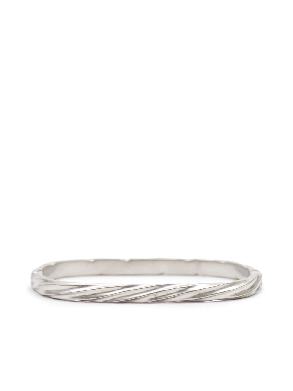 Maison Margiela Timeless engraved bracelet - Silver von Maison Margiela