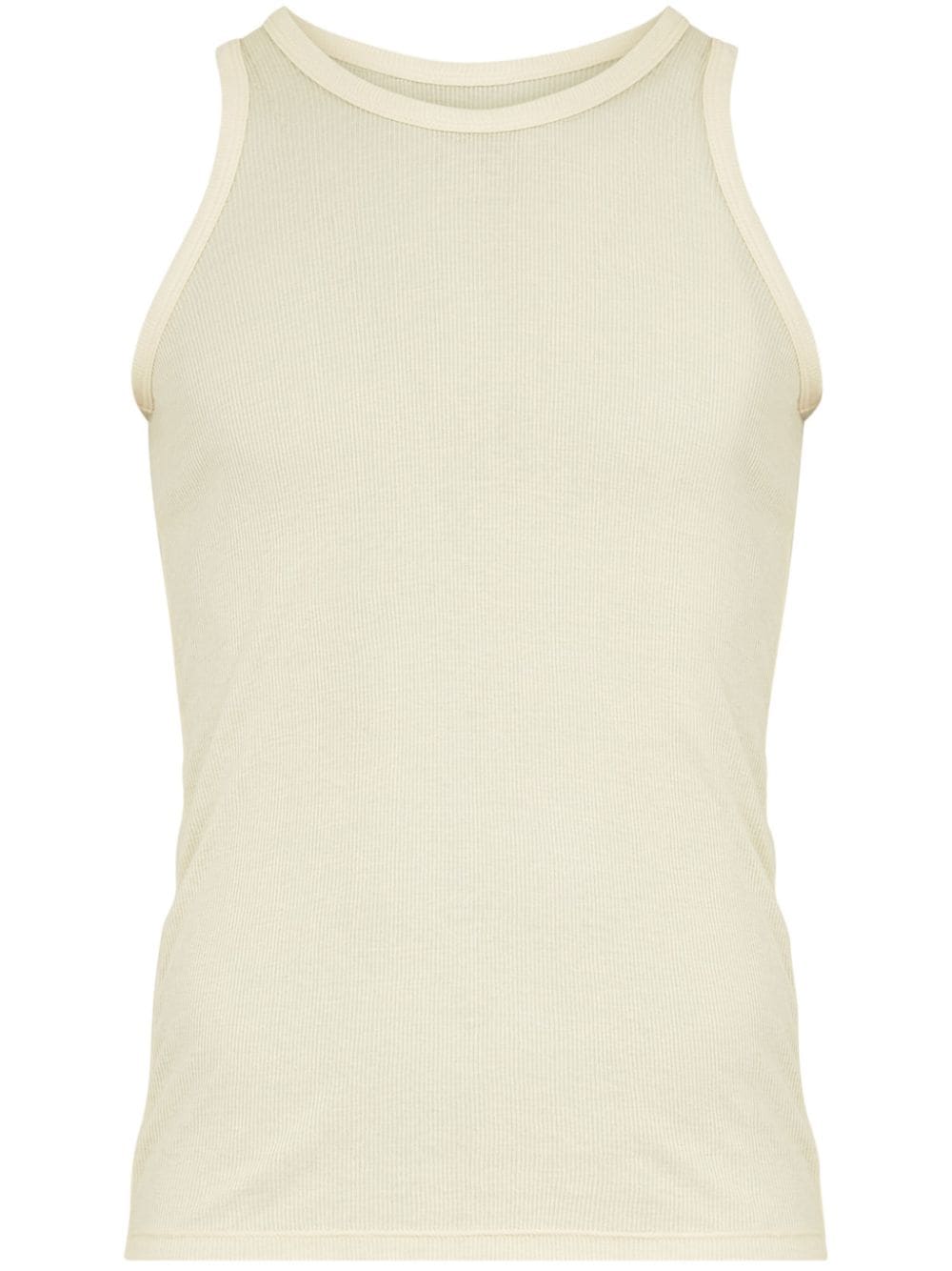 Maison Margiela fine-ribbed round-neck tank top - Neutrals von Maison Margiela