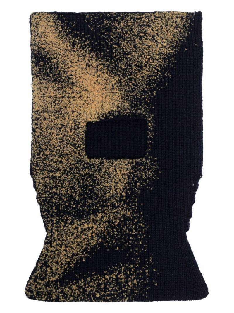 Maison Margiela Sandstorm fleece wool balaclava - Blue von Maison Margiela