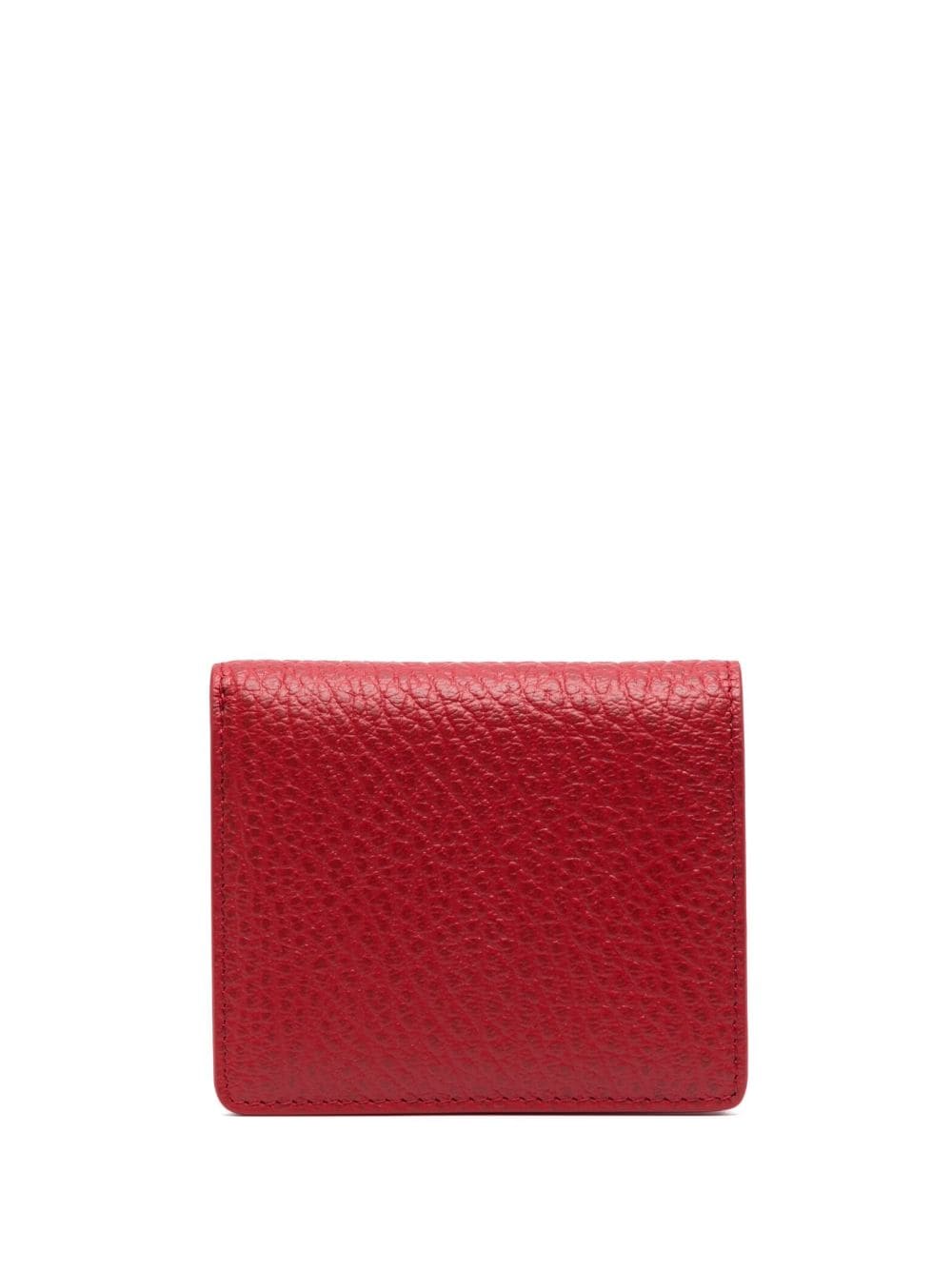 Maison Margiela four-stitch leather bi-fold wallet - Red von Maison Margiela