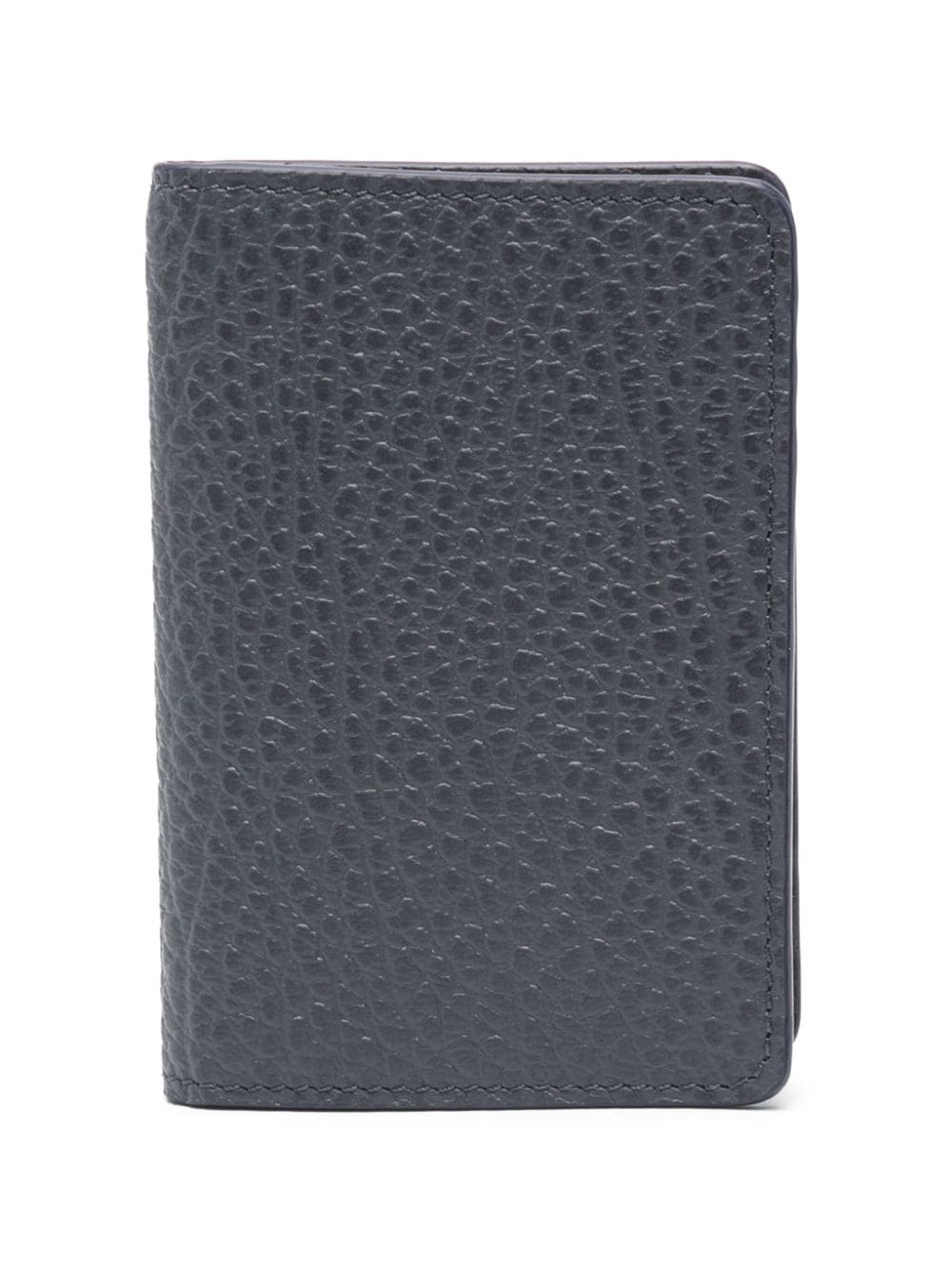 Maison Margiela four-stitch leather card holder - Blue von Maison Margiela