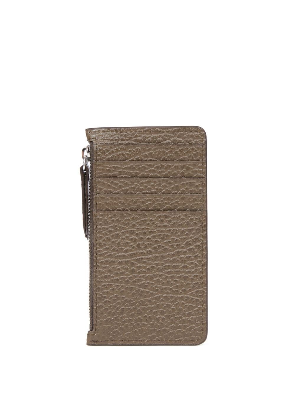 Maison Margiela four-stitch leather card holder - Brown von Maison Margiela