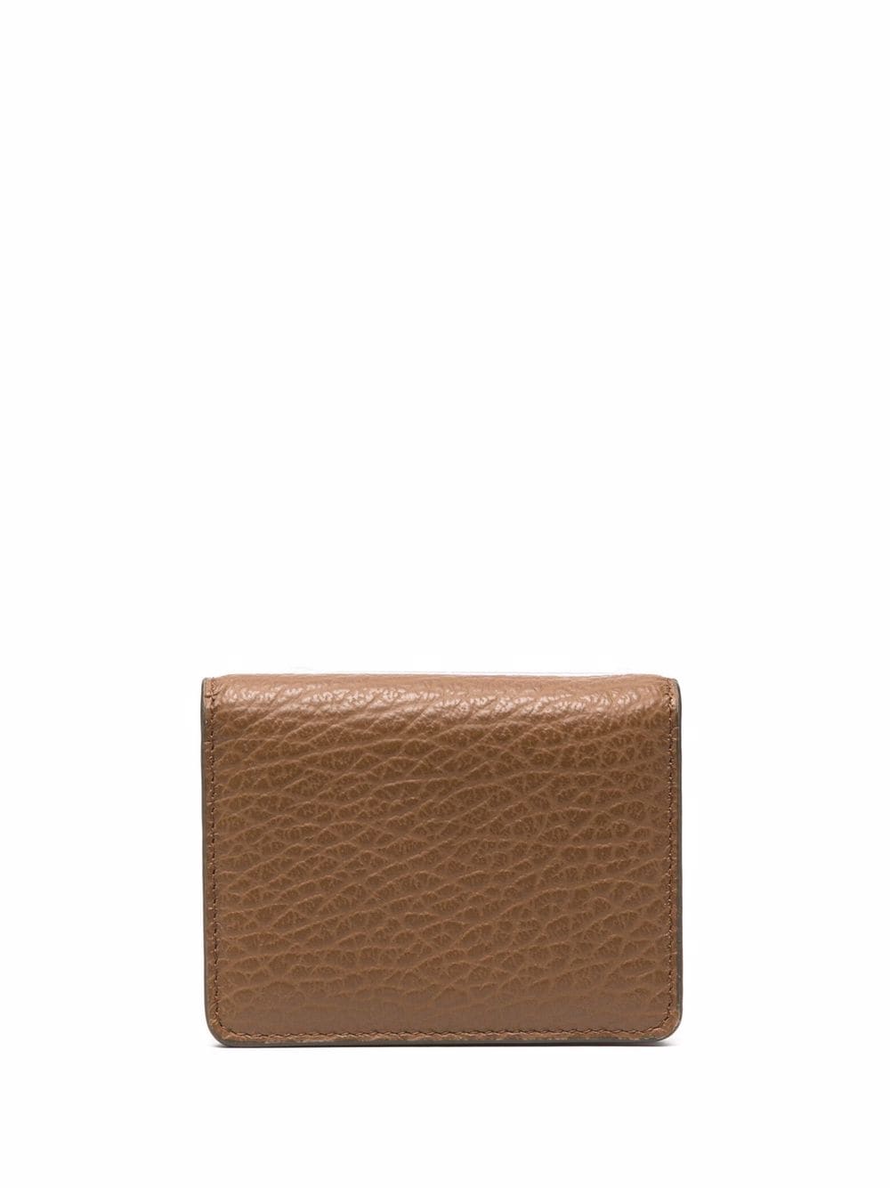 Maison Margiela four-stitch leather card holder - Brown von Maison Margiela