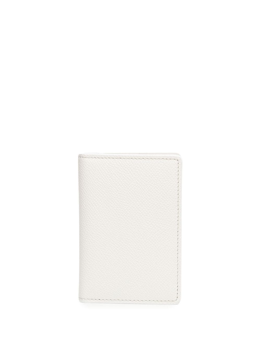 Maison Margiela four-stitch leather card holder - White von Maison Margiela