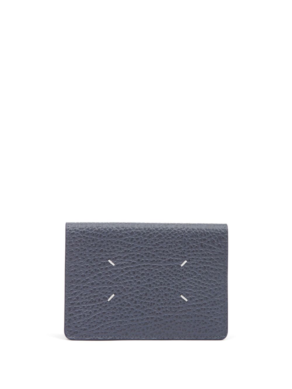 Maison Margiela four-stitch leather document holder - Blue von Maison Margiela