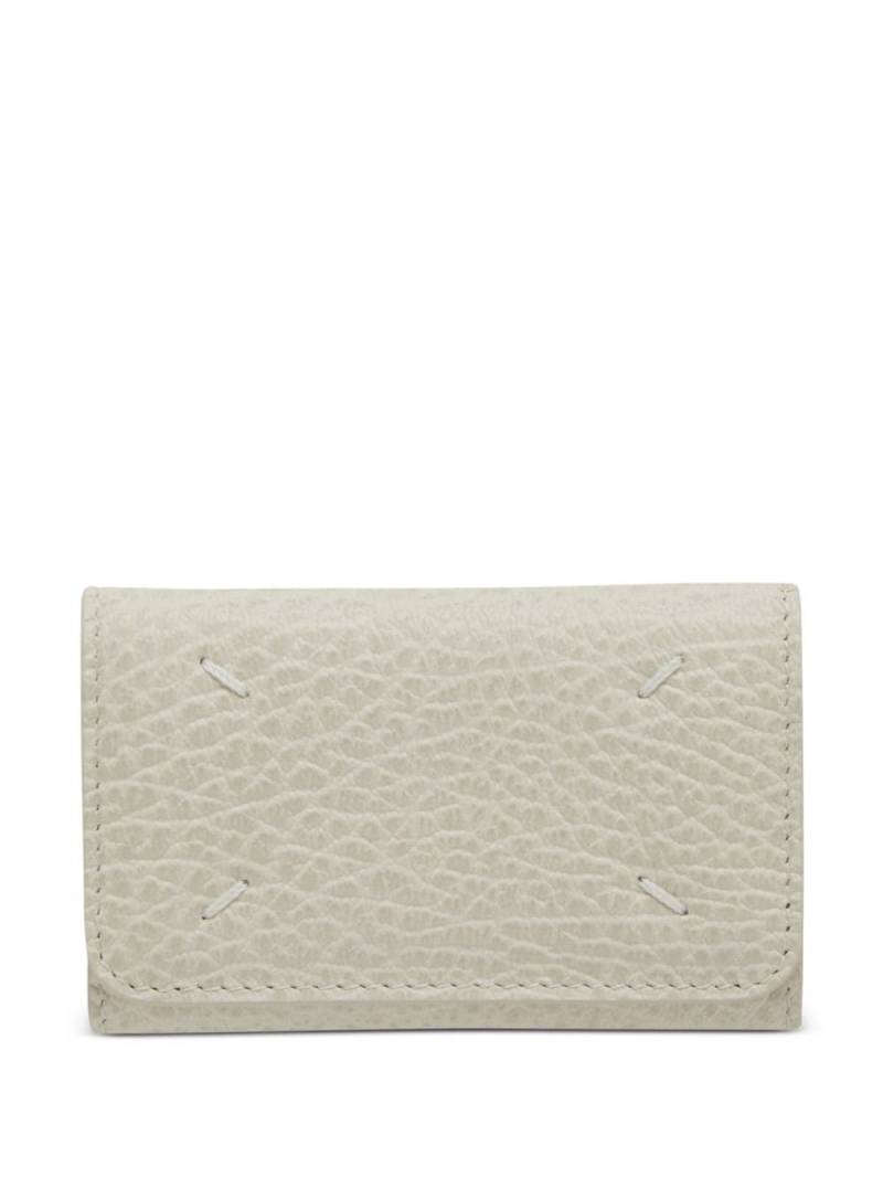 Maison Margiela four-stitch leather key holder - Neutrals von Maison Margiela