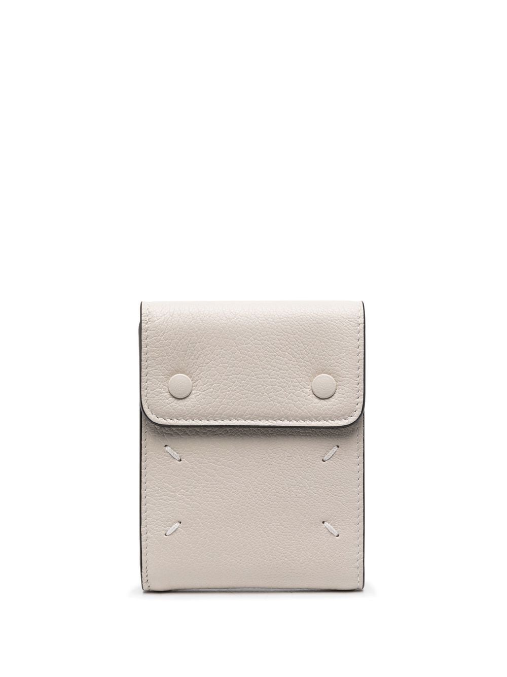 Maison Margiela four-stitch leather wallet - Neutrals von Maison Margiela