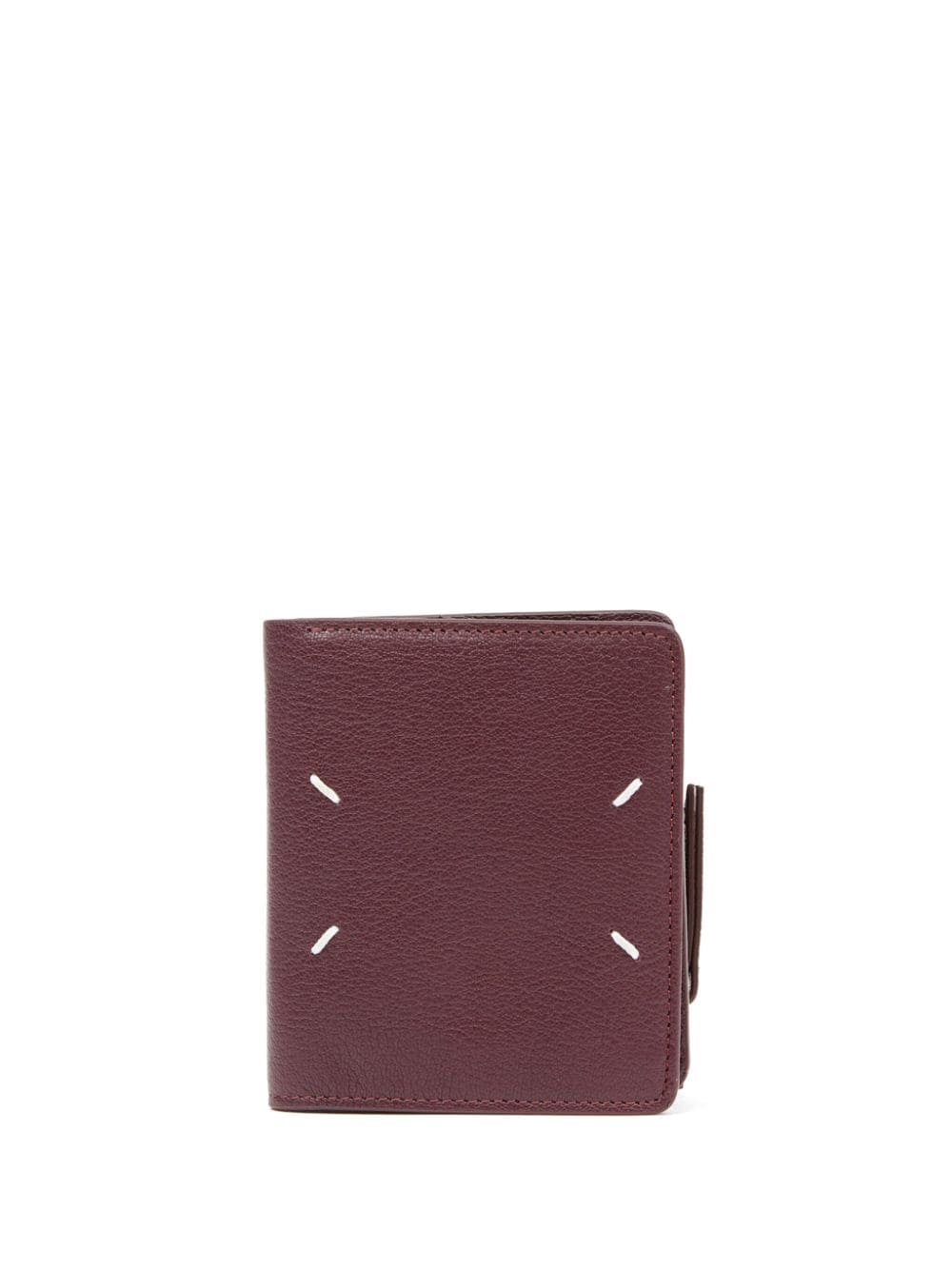 Maison Margiela four-stitch leather wallet - Red von Maison Margiela