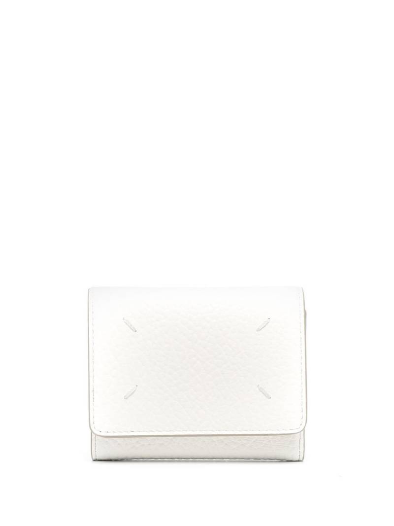 Maison Margiela four-stitch leather wallet - White von Maison Margiela