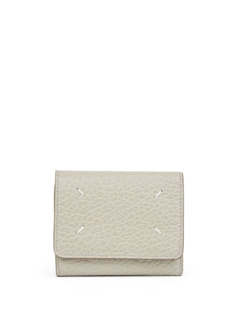 Maison Margiela four-stitch leather wallet - White von Maison Margiela