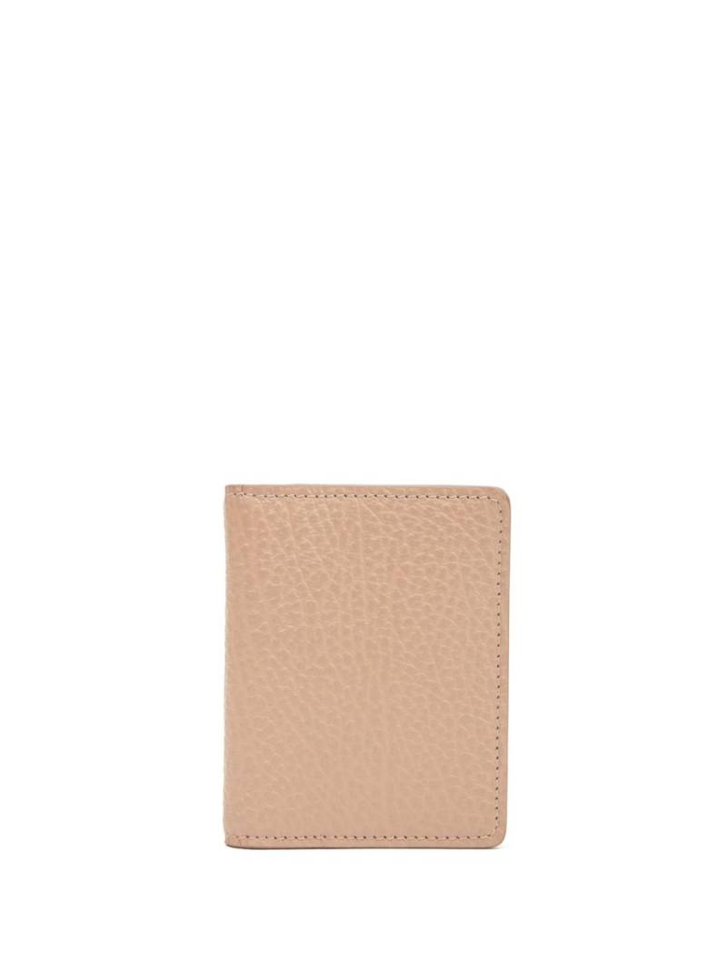 Maison Margiela four-stitch leather card holder - Neutrals von Maison Margiela