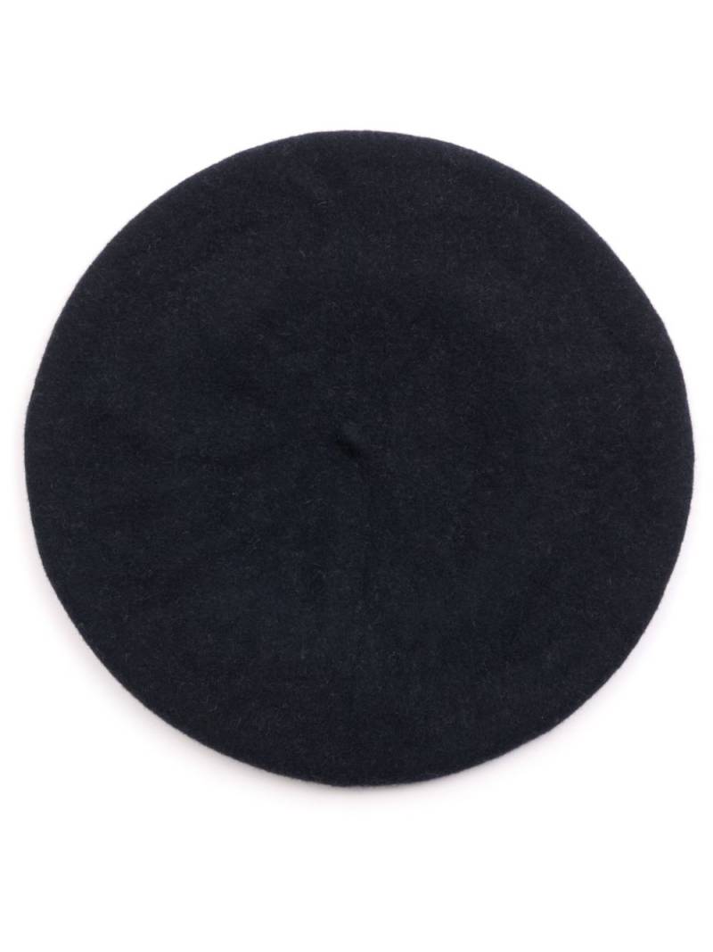 Maison Margiela four stitch-logo virgin wool beret - Blue von Maison Margiela