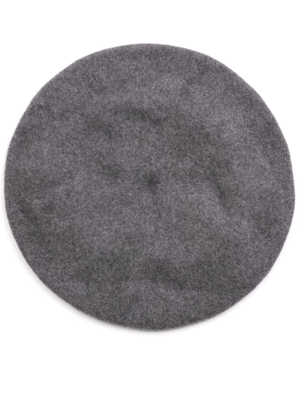 Maison Margiela four stitch-logo virgin wool beret - Grey von Maison Margiela