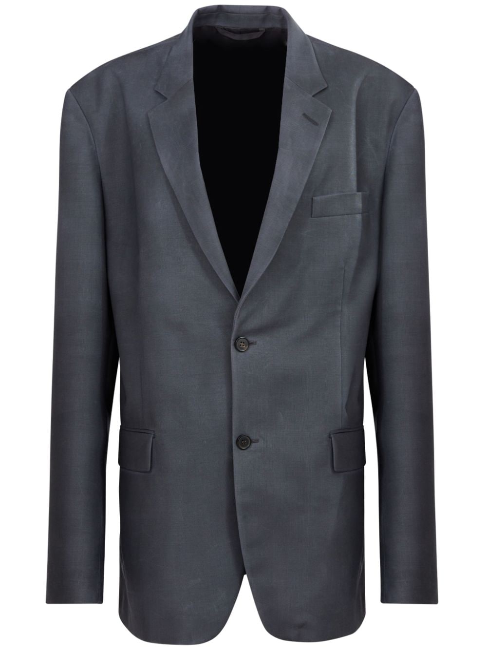 Maison Margiela four-stitch single-breasted blazer - Grey von Maison Margiela