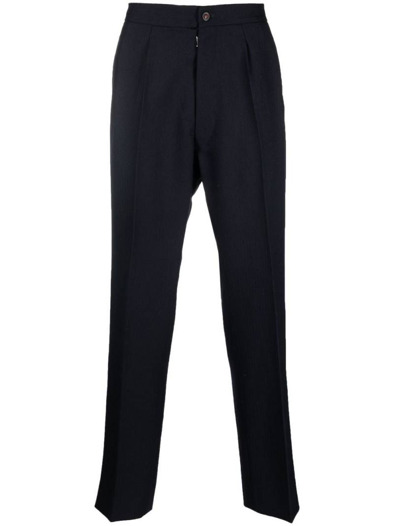 Maison Margiela tailored wool trousers - Blue von Maison Margiela