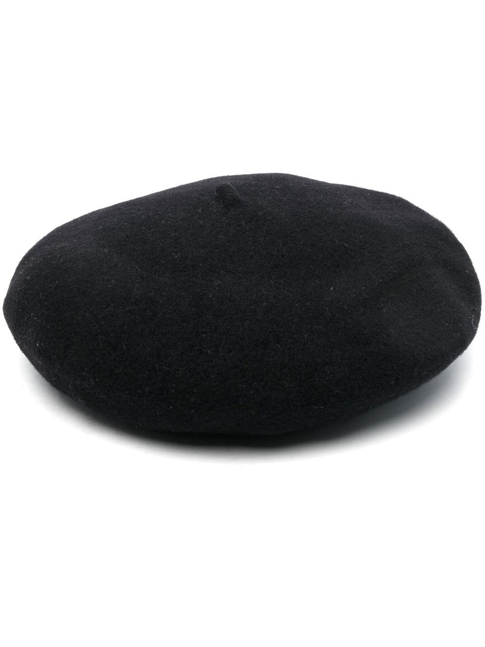 Maison Margiela four-stitch wool beret - Black von Maison Margiela