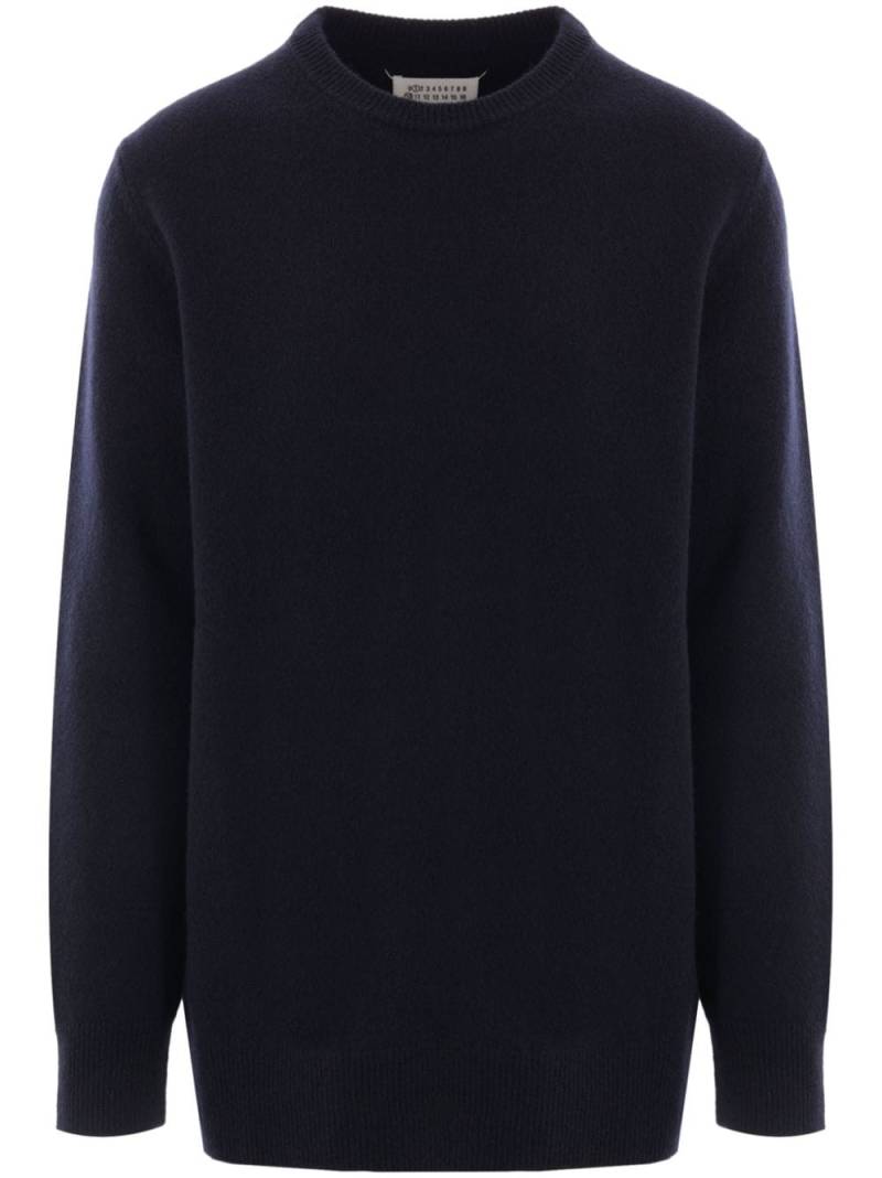 Maison Margiela four-stitch wool jumper - Blue von Maison Margiela