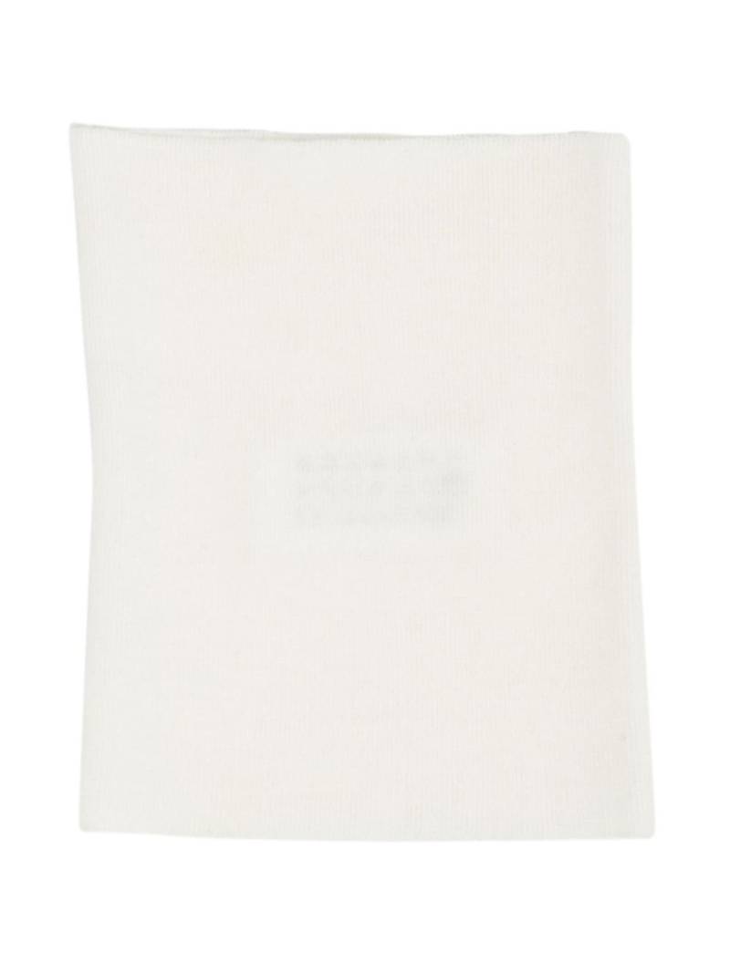 Maison Margiela four-stitch wool neck warmer - White von Maison Margiela