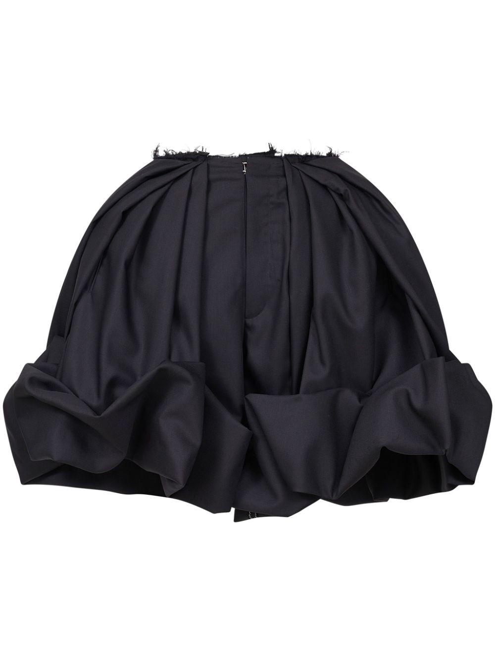 Maison Margiela knee-length bubble shorts - Black von Maison Margiela