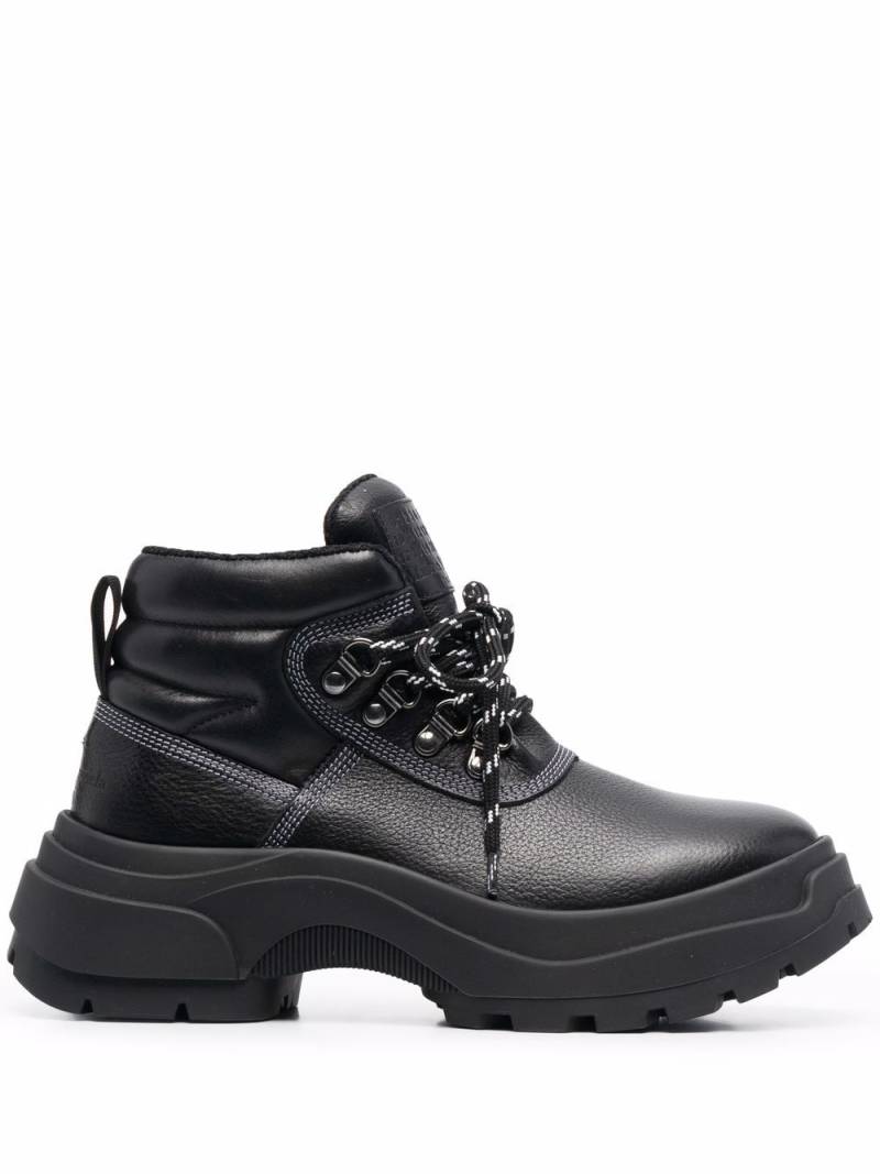 Maison Margiela lace-up leather boots - Black von Maison Margiela