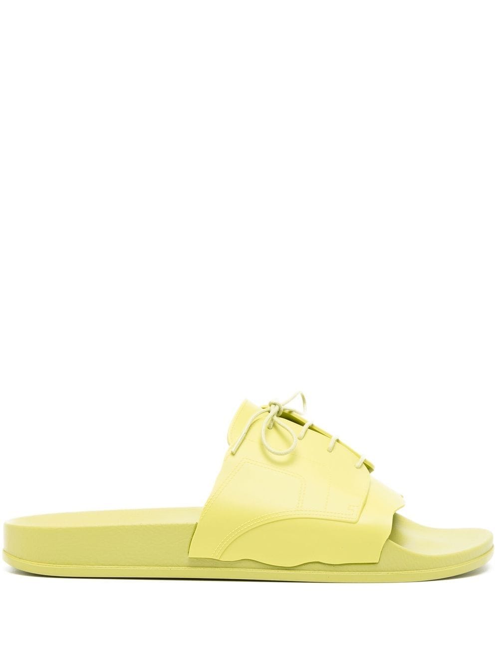 Maison Margiela lace-up pool slides - Green von Maison Margiela