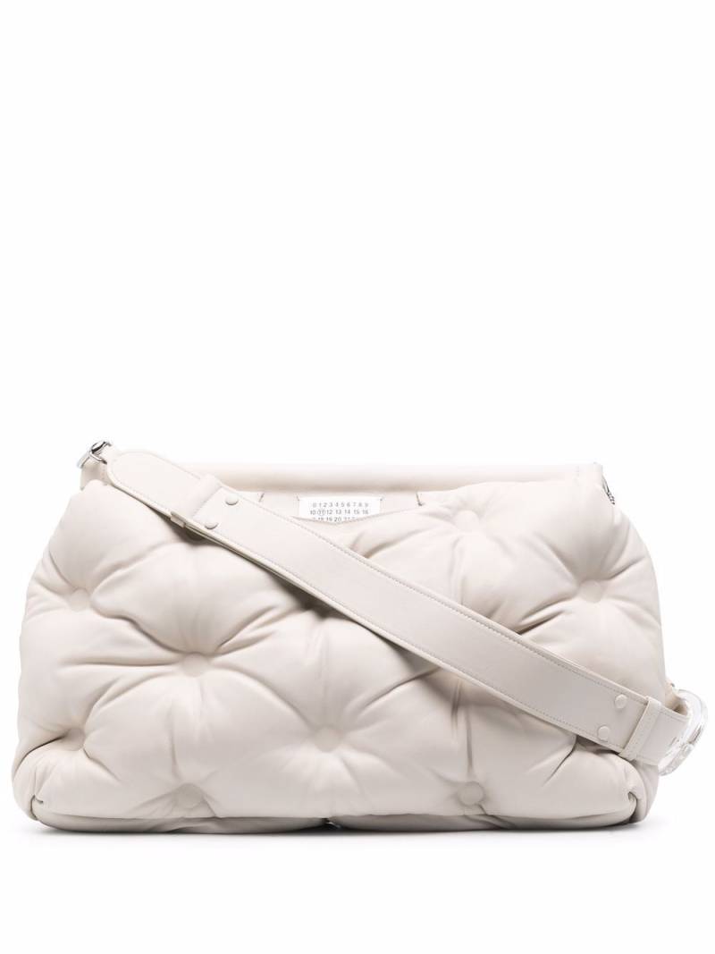 Maison Margiela large Glam Slam quilted shoulder bag - White von Maison Margiela